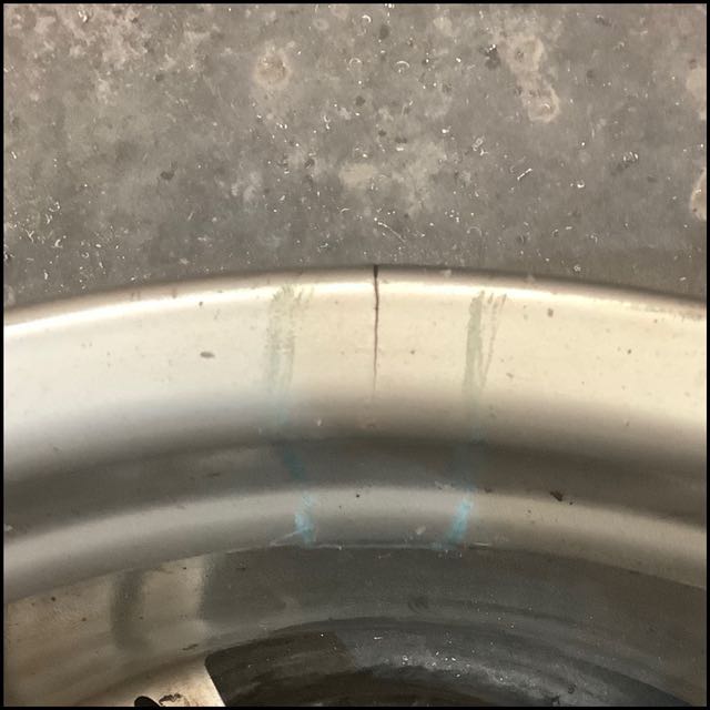 Scheurtje Velg Materiaalmoeheid