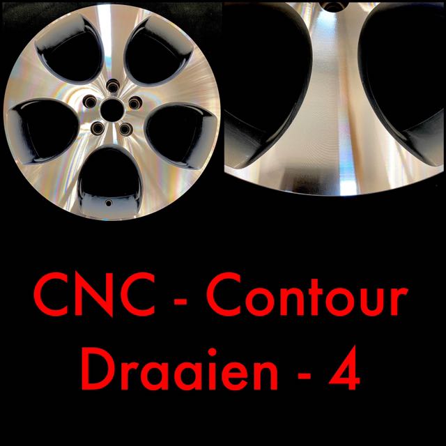 CNC Glans Contour Draaien Velgen Rij 4