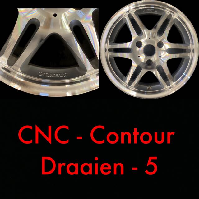 CNC Glans Diamant Contour Draaien Rij 5